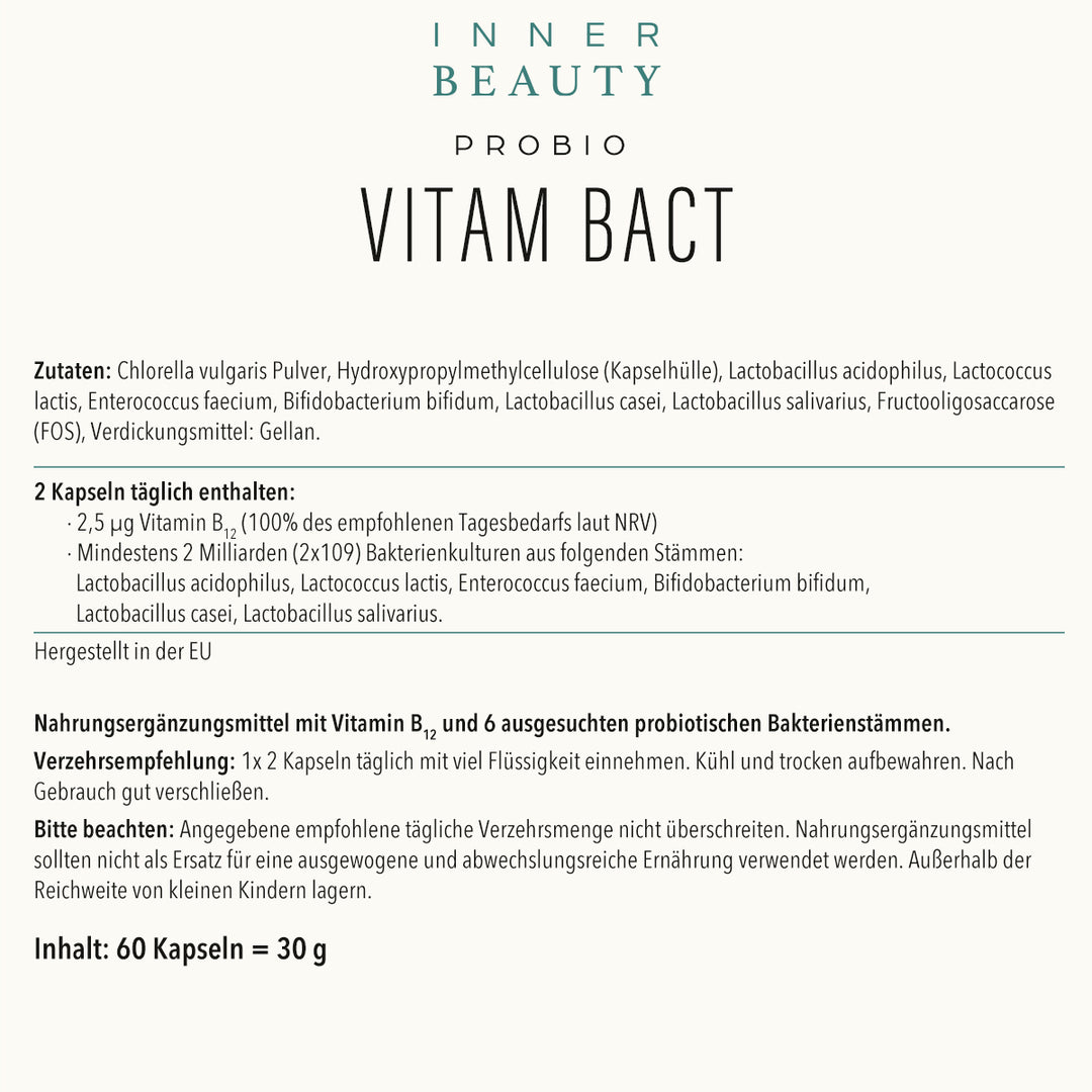Inner Beauty Probio Vitam Bact Kapseln