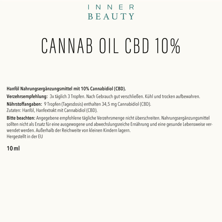 Inner Beauty Cannaboil CBD 10%